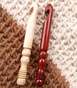 New Stain Color on Time Delivery <b>Crochet</b> Hook <b>Set</b> of 7 Different Size 3.0 mm to 12 mm Custom Selection of Size Source From India - Product Image 4