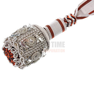 Vintage Inspired Sword Knot With <b>Braided</b> Detail And Hanging Tassel For Historical <b>Accessories</b> Sword Knot - Product Image 3