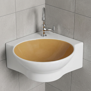 Vistaar Modern Round Ceramic Vessel Basin Above Counter Bathroom Vanity Sink Minimalist Bowl Lavabo - Product Image 6