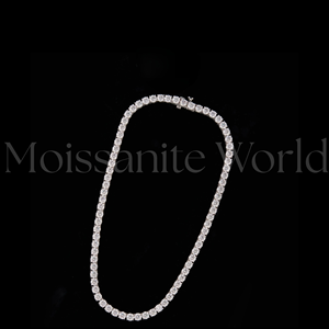 Chaîne cubaine en moissanite la plus vendue pour hommes, collier à maillons hip-hop glacé avec pierres étincelantes, bijoux de mode de luxe - Product Image 3