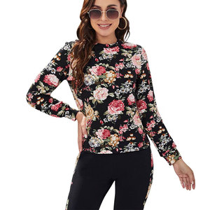 Survêtement décontracté en polaire uni pour femme, 100 % polyester, design hiver, taille élastique, poches latérales, longueur intégrale, col montant, lavable - Product Image 4