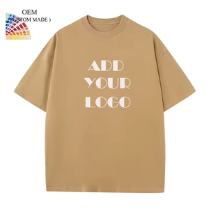 High Quality Blank O-neck Short Sleeve T shirt Blank Tee Custom <b>Logo</b> Blank Tee Wholesale Oversized Short Sleeve T-shirt - Product Image 4