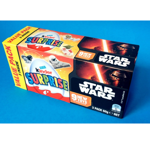 Huevos Kinder JOY Edición Limitada Star Wars, Sorpresa de Chocolate con Figuras en Miniatura, 20g, en Cajas a Granel de 24 Unidades - Product Image 6