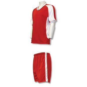 Maillot de football personnalisé pour club, modèle uni, vierge, unisexe, tenue de sport, kit 100 % polyester extensible dans les quatre sens - Product Image 4