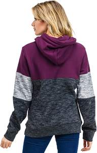 Sweat à capuche unisexe personnalisable avec impression, motif hirondelle et nuage brodé et peint, manches raglan, en coton, pour l'hiver, style artistique décontracté - Product Image 3