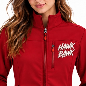 <b>Women</b>’s Softshell Full Zip <b>Jacket</b> Regular Fit Adjustable Hood Fit Clean Modern Style <b>Lightweight</b> Outdoor Comfort Fit Softshell - Product Image 4