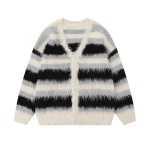 ELEGANT CORPORATION Trendy Winter Wear <b>Cardigan</b> <b>Sweater</b> Casual Fashion Lightweight Anti-Pilling Wool/Viscose New Fashion Outwear - Product Image 6