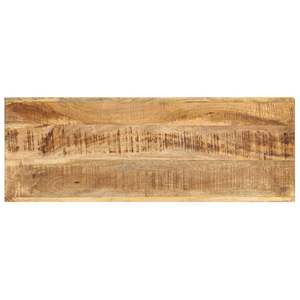 Mesa Consola de Madera Maciza de Mango en Marrón y Negro con Acero con Recubrimiento en Polvo - Decoración Elegante para el Hogar - Product Image 3