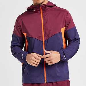 Conjunto de dos piezas OEM para hombre: Chaqueta cortavientos y pantalones cortos personalizados con media cremallera, conjunto cortavientos de dos piezas 2026 de algodón transpirable - Product Image 1