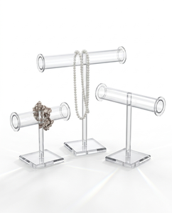 Acrylic Modern Customized for Jewelry Display <b>Stand</b> Easy Assembly Transparent Corner Shelf Design for Ring Display Retail - Product Image 6