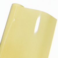 Film de Laminage à Froid Haute Adhérence en Gros, Rouleau avec Doublure Jaune, Mat ou Brillant, Imperméable, pour Affiches Murales et Impression