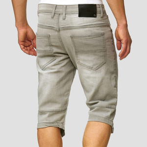 Pantalones Cortos de Mezclilla Rectos y Transpirables de Nuevo Estilo, Logotipo Personalizado, Pantalones Cortos de Mezclilla de Nailon/Algodón para Hombre de Talla Grande de Alta Calidad con OEM - Product Image 2
