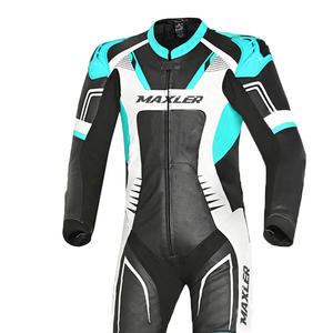 Traje de Motocicleta de Cuero Vacuno con Protección Nivel 1 CE, Diseño Personalizado, Cómodo, Impermeable, Resistente al Viento y al Frío, Tallas Grandes - Product Image 2