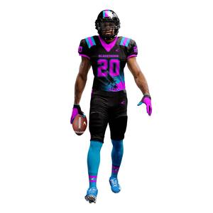 Paquete de Uniforme de Fútbol Americano Sublimado para Jóvenes y Adultos con Camiseta de Compresión, Casco, Guantes y Bolsas de Fútbol Americano - Product Image 6