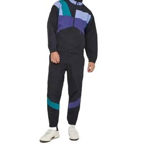 2026 vêtements d'extérieur tricotés Top vente personnalisé coupe-vent survêtements pour hommes fermeture éclair deux pièces en Nylon extérieur imperméable ensemble de vêtements - Product Image 3