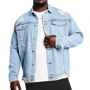 Chaqueta Vaquera para Hombre Talla Grande, Tela al por Mayor, Personalizable, Muestra Gratuita, Mejor Calidad - Product Image 1