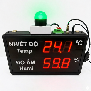 Tablero de Visualización de Temperatura y Humedad Industrial con Alertas LED de Doble Color |   AT-THMT-S - Disponible como OEM - Product Image 1