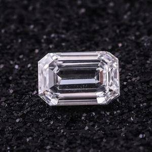 Piedra Suelta de Corte Esmeralda de 4.00 x 2.80 mm, Cultivada en Laboratorio, Color DF, Claridad VVS2/VS1, Acabado de Grado Lujo, Refinada - Product Image 1