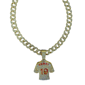 Colgante de Plata 925 de Lujo con Incrustaciones de Diamantes, Corte Redondo Micro Pavé, Unisex, para Uso Diario, en Venta - Product Image 3