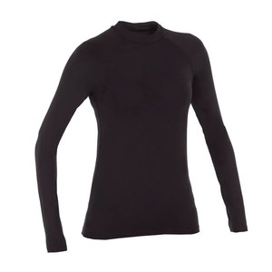 Camiseta de compresión de manga larga para MMA para mujer, marca privada, tela suave, de secado rápido y transpirable. - Product Image 3