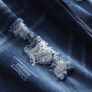 Pantalones Cortos de Mezclilla Transpirables y Ligeros para Hombre, 100% Algodón, Alta Calidad, Último Estilo, Cintura Elástica Cómoda - Product Image 6