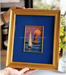 <b>Vintage</b> Pinewood Wood Photo Frame Tabletop for Bedroom Office Living Room Decoration with <b>Glass</b> - Product Image 6