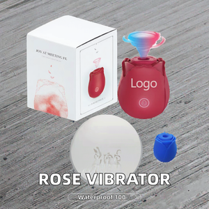 Premium rose clitoral suction <b>vibrator</b> with powerful <b>vibration</b> rechargeable quiet adult wellness massager multiple color options - Product Image 4