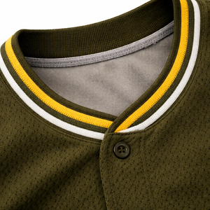 Maillot de baseball court personnalisé OEM pour enfants, broderie et sublimation, 100 % polyester, séchage rapide, respirant, antibactérien, grandes tailles - Product Image 3