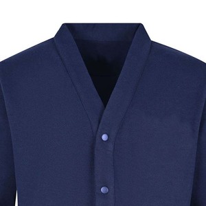 Customized Logo Women's Long Sleeve <b>Cardigan</b> Sweater Breathable Casual for Winter Wear Wholesale <b>Cardigans</b> Sweaters <b>Navy</b> Blue - Product Image 6