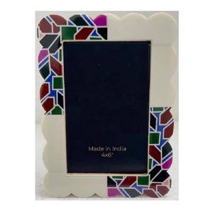 Marco de fotos de resina hecho a mano, diseño de borde, hogar, sala de estar, mesa de oficina, marco de fotos, escaparate de pared y mesa, regalo Ideal, marcos de fotos - Product Image 2