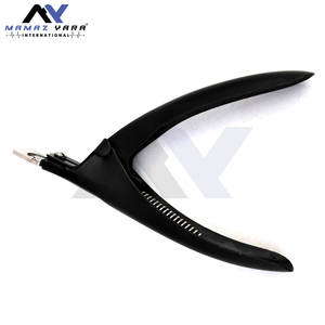 Cortador de Uñas Acrílicas Profesional, Cortador de Uñas de Gel, Herramienta Duradera y Afilada para Manicura y Pedicura, Color Negro, para Uso en Salón y en Casa - Product Image 2