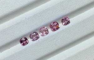 Espinela Rosa Natural Facetada, Piedras Sueltas para Joyería - Product Image 6