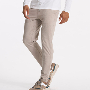 Pantalon en toile délavée classique pour homme, décontracté, sportif, coupe large, jogging, logo personnalisé, coton - Product Image 2