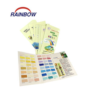 บริการพิมพ์งานสั่งทำขายส่งชั้นนำ กระดาษอาร์ตเคลือบฟิล์ม สีสันสดใส ระบบสีแบบกำหนดเอง แคตตาล็อกการ์ดสี - Product Image 2