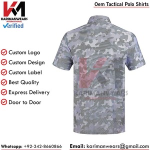 Producción Directa de Fábrica de Camisetas Polo Tácticas con Marca Personalizada, Tallas Flexibles y Servicios OEM para Importadores - Product Image 6