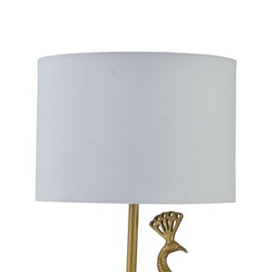 Flamingo Bird <b>Table</b> <b>Lamp</b> Gold Brass Animal <b>Base</b> Modern Eco-Friendly Decorative Artistic Lighting Sculptural Diwali Durable Home - Product Image 5