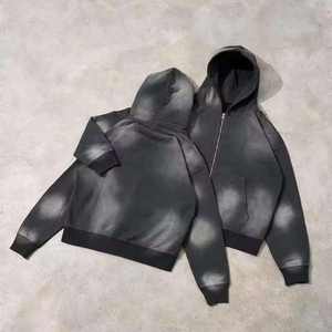 Ropa Deportiva Personalizada de Poliéster/Algodón de Alta Calidad, Diseño 2 en 1, Lavado Ácido, Transpirable, con Serigrafía - Product Image 3