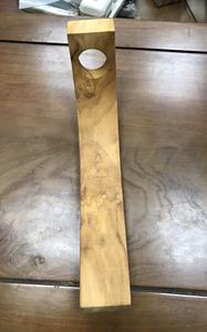 Estante para Vino de Madera de Teca en Forma de Luna Curva, Ecológico y Minimalista, para Restaurante, Cocina, Bar, Comedor - Product Image 3