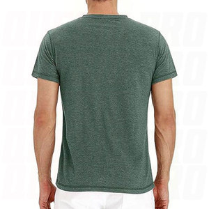 Camiseta Henley Básica de Manga Corta para Hombre, Corte Ajustado, 2026, Casual, de Alta Calidad, Estampada, Premium, Ligera - Product Image 3