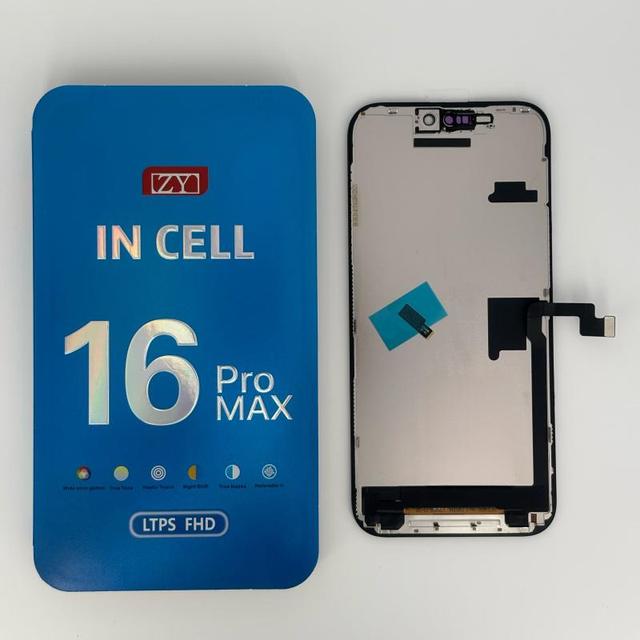 Wholesales Mobile Phone LCD Screen Replacement Display ZY INCELL 120HZ for 16 16plus 16E 16pro 16 Pro Max 1 Year Warranty