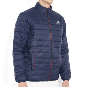 Top Selling Wholesale Price High Quality Winter Puffer Jacket Nylon/Polyester Made Front Logo Customizable for Men - Product Image 5