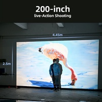 AUN U002 Projecteur de cinéma maison portable professionnel 1080p 4K MINI économique 3D Smart TV Marque Dropshipping