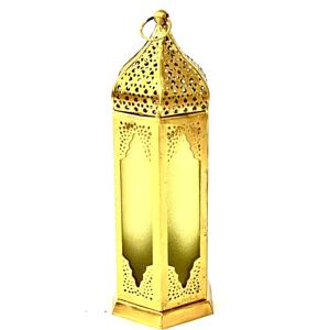 Farol Marroquí de Hierro Hecho a Mano con Portavelas para Decoración de Mesa y Colgante - Product Image 3