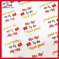 Custom Size Logo Printed Synthetic Paper PP Sticker Sheet Product Packaging Label Vietnam Factory Direct