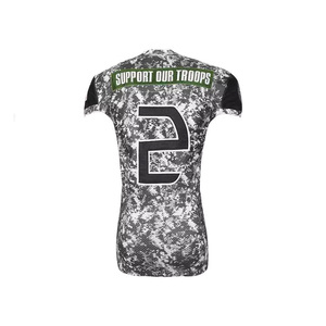 Camiseta de Fútbol Americano para Hombre, Cuello en V, Manga Corta, Verde y Amarillo, Malla Sublimada, Transpirable, Número de Equipo 23 - Product Image 4