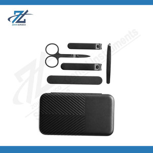 Kit de soin des ongles de voyage pour hommes et femmes, ensemble de manucure en acier inoxydable avec coupe-ongles pour doigts et orteils, lime à ongles courbée, Pakistan - Product Image 3