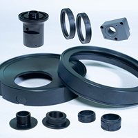Suku cadang mesin plastik, Buatan Thailand / Kustomisasi Penuh Presisi Tinggi OEM Polimer CNC Milling & Turning Manufacturing.