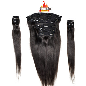Extensions de cheveux naturels noirs indiens du Tamil Nadu, Remy, double trame, 100g, non traités, 100% naturels, texture naturelle, vente en gros, pas chers - Product Image 2