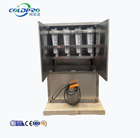 Machine à glaçons industrielle COLDPRO de 1 tonne, en acier inoxydable 304, pour usage commercial, machine à boissons froides automatique