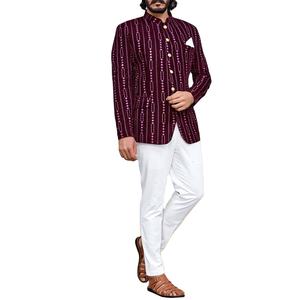 Últimos trajes 3 piezas conjunto Formal Slim Fit esmoquin traje de graduación hombre novio boda Blazers vestido chaqueta abrigo pantalones chaleco peinada trajes - Product Image 1